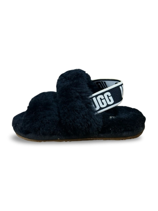 UGG Other - UGG Oh Yeah Slipper Slide Black and White Toddler Size 6 Like New